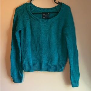 Teal sweater